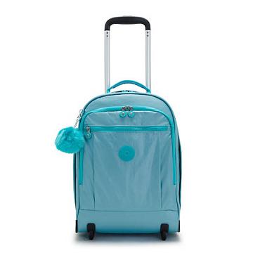 Kipling Gaze Large Metallic Rolling Rugzak Turquoise | BE 1816WN